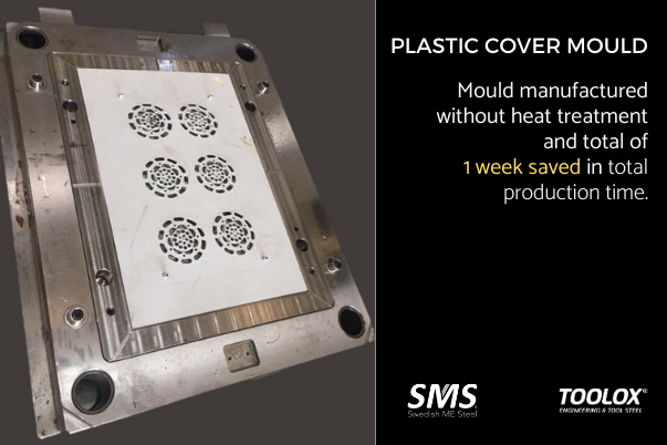 Plastic cover mould made with Toolox 44